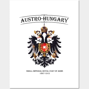 Austro-Hungary (white background) Posters and Art